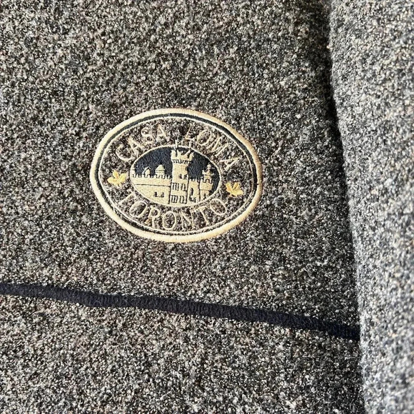 City‎ Scape Toronto Mens L Brown Quarter Zip Knit Jacket Side Pockets - Picture 2 of 4